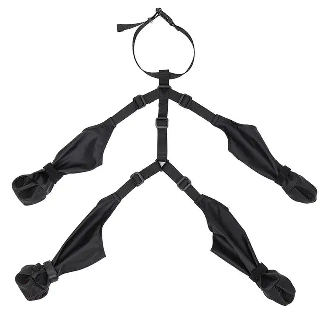 Waterproof Dog Boots & Leggings with Harness - Anti-Slip Paw Protector