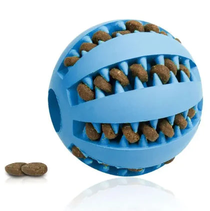 Treat Dispensing Dog Toy Ball - Teeth Cleaning & Interactive