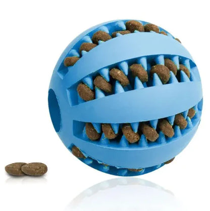 Treat Dispensing Dog Toy Ball - Teeth Cleaning & Interactive