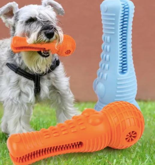 Tough Alligator Dog Chew Toy - Dental Cleaning for Aggressive Chewers
