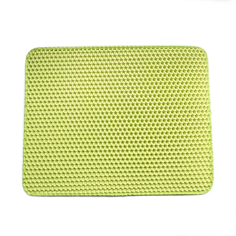 Non-Slip Litter Trapping Mat for Cats - Waterproof & Easy Clean