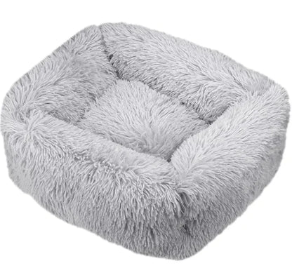 Cozy Plush Pet Bed - Machine Washable for Dogs & Cats