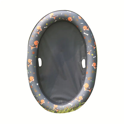 Inflatable Dog & Cat Pool Float - Portable & Puncture-Resistant Water Raft