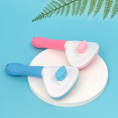 Self-Cleaning Deshedding Brush for Dogs & Cats