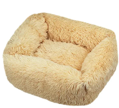 Cozy Plush Pet Bed - Machine Washable for Dogs & Cats