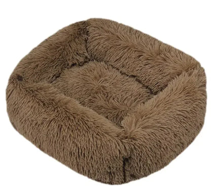 Cozy Plush Pet Bed - Machine Washable for Dogs & Cats