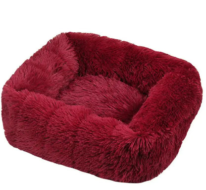 Cozy Plush Pet Bed - Machine Washable for Dogs & Cats