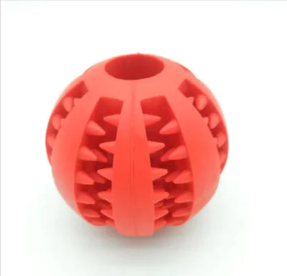 Treat Dispensing Dog Toy Ball - Teeth Cleaning & Interactive