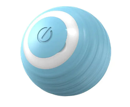 Power Ball 2.0 Smart Rolling Cat Toy - USB Rechargeable (Pink & Blue)
