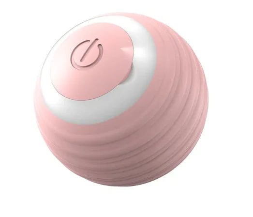 Power Ball 2.0 Smart Rolling Cat Toy - USB Rechargeable (Pink & Blue)