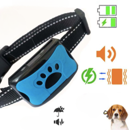 Smart No-Shock Bark Collar - Rechargeable Vibration Training Collar