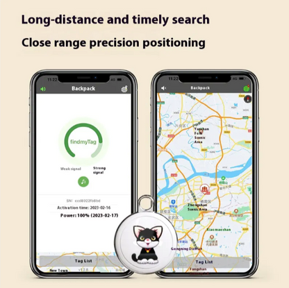 Subscription-Free Pet GPS Tracker - Real-Time Locator (No SIM Required)