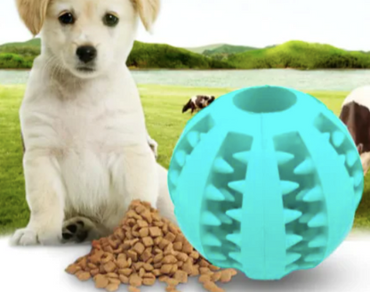 Treat Dispensing Dog Toy Ball - Teeth Cleaning & Interactive