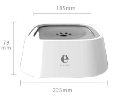 No-Spill Travel Water & Food Bowl for Dogs & Cats - 2-in-1 Design