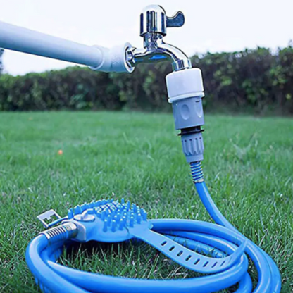 2-in-1 Pet Shower Sprayer & Brush - Easy Bathing for Dogs & Cats