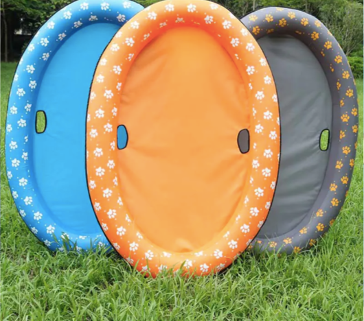 Inflatable Dog & Cat Pool Float - Portable & Puncture-Resistant Water Raft