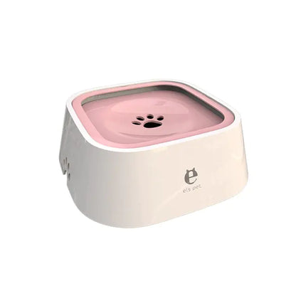 No-Spill Travel Water & Food Bowl for Dogs & Cats - 2-in-1 Design