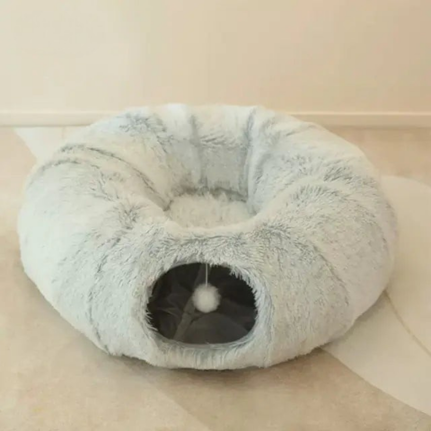 2-in-1 Round Tunnel Cat Beds