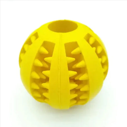 Treat Dispensing Dog Toy Ball - Teeth Cleaning & Interactive