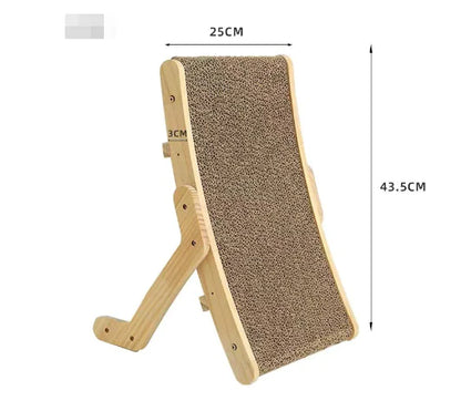 2-in-1 Transformable Cat Bed & Vertical Scratcher