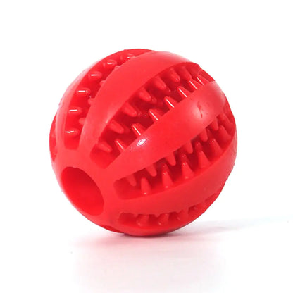 Treat Dispensing Dog Toy Ball - Teeth Cleaning & Interactive