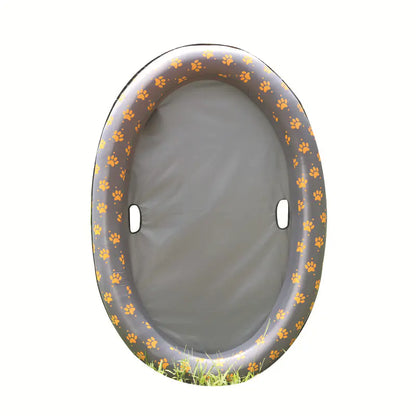 Inflatable Dog & Cat Pool Float - Portable & Puncture-Resistant Water Raft